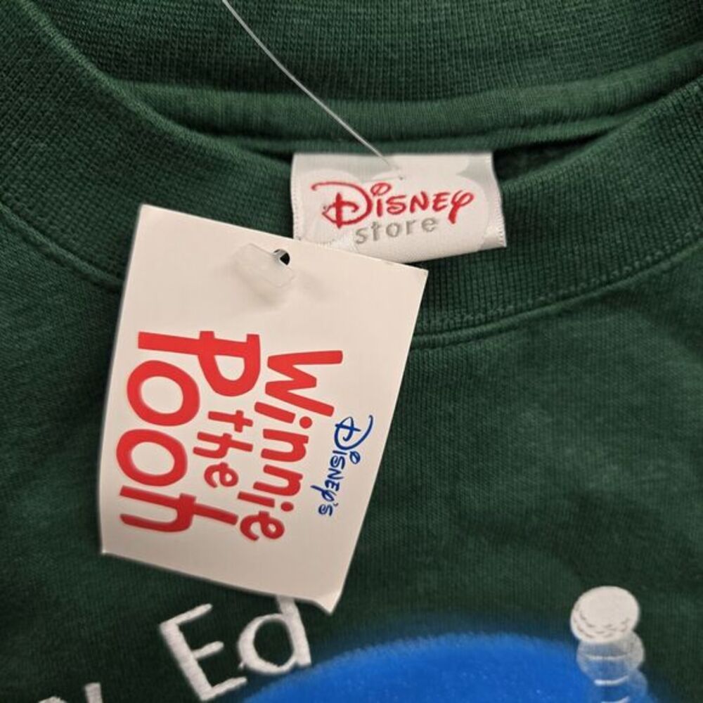 Vintage Disney Tigger Papaw Ed Likes To Putt Around Golf Sweatshirt Large Green - Picture 2 of 7